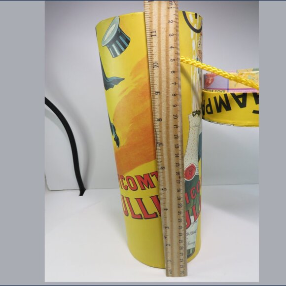 Vicomte de Moulliac Champagne or wine bottle carrier Craft storage French Art - Picture 8 of 9